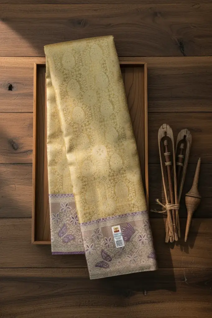 Exotic Gold Kanjipuram Saree