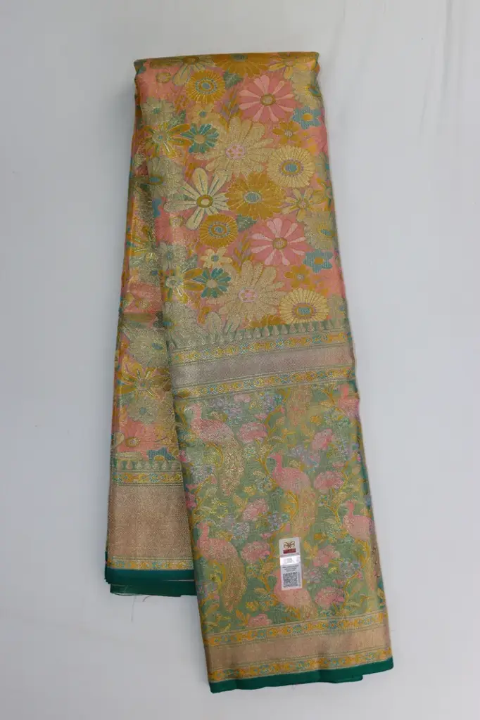 Amazing Multi-color Kanchipuram Silk sare