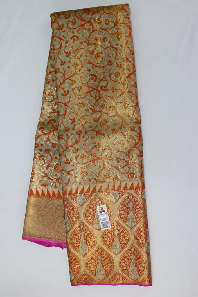 Classy Multi-color Kanchipuram Silk Saree