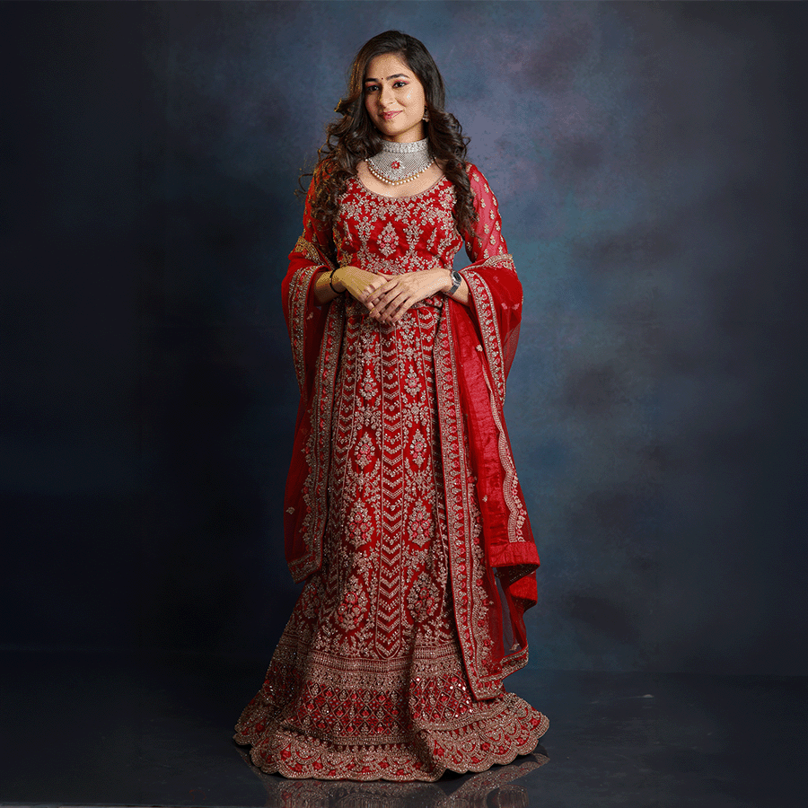 Maroon Designer Lehenga 