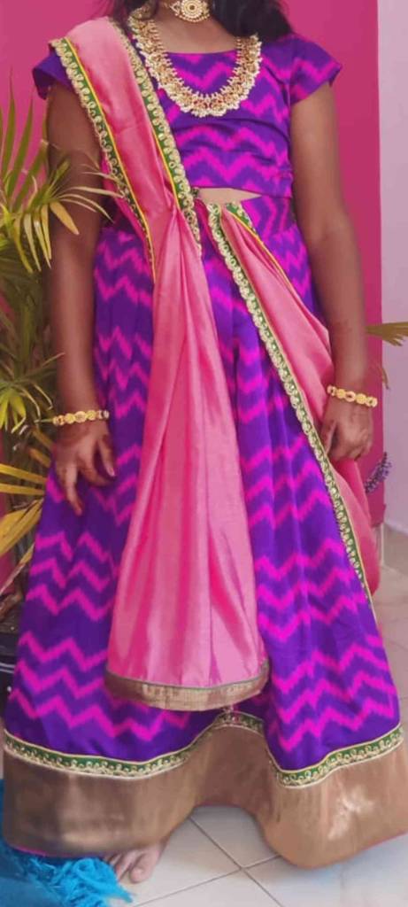 Purple lehenga