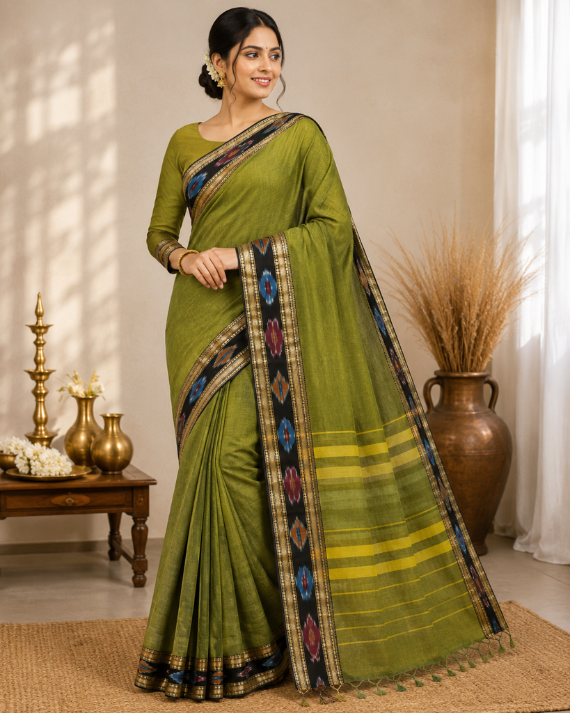 Big Borader Kochamma pallu sarres