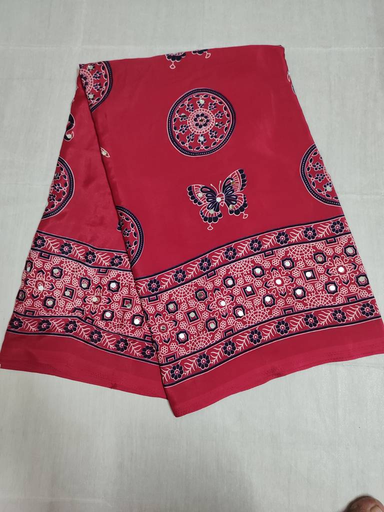 Ajrakh sarees 