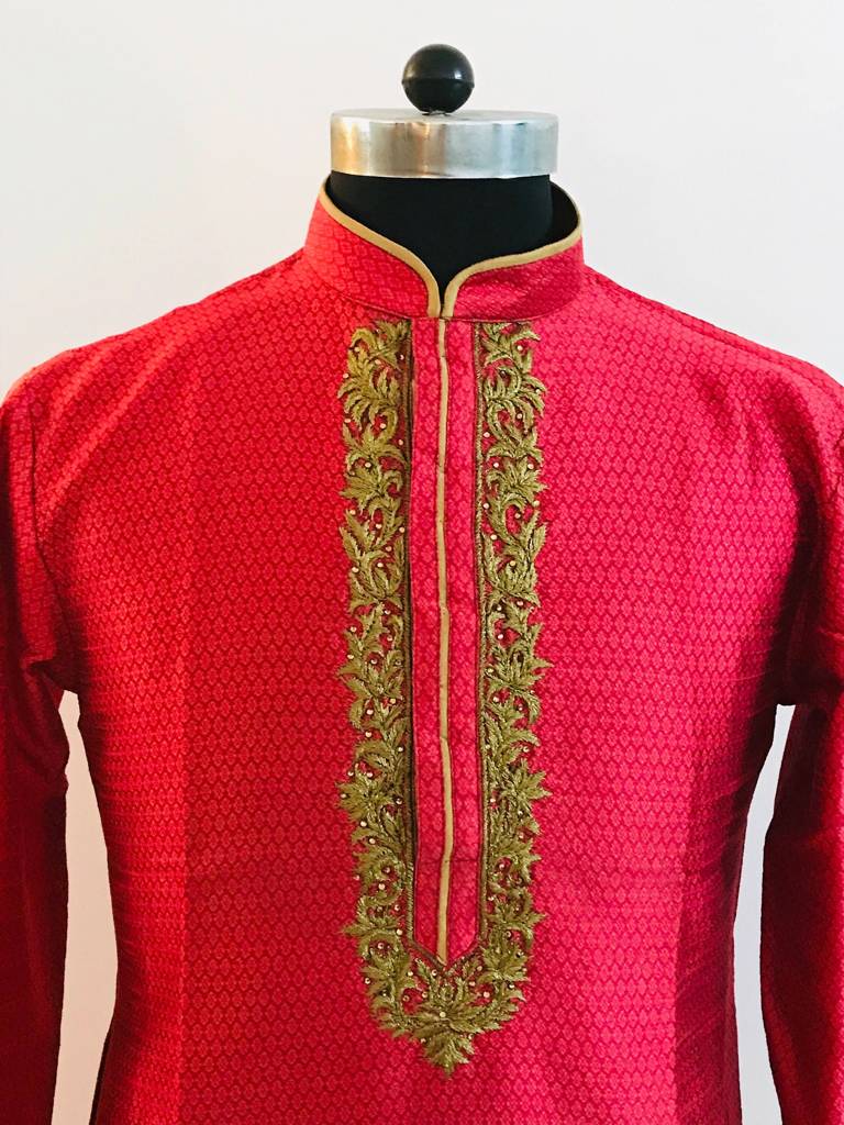 Designer wear | Pastel Pink Silk  Sherwani | Wedding Wear, Menswear, Indian Wear.| Family Weddings & Grooms | Traditiona
