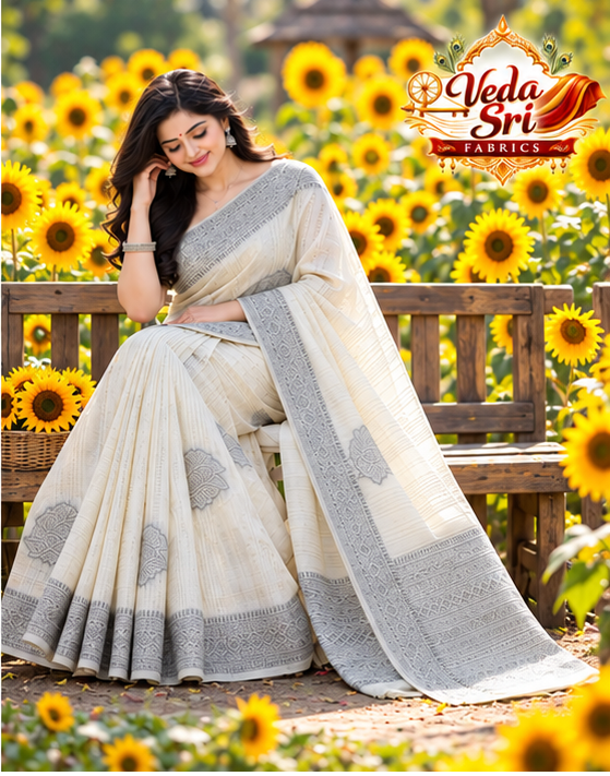Elegant Mushroom Silk Saree – Timeless Grace