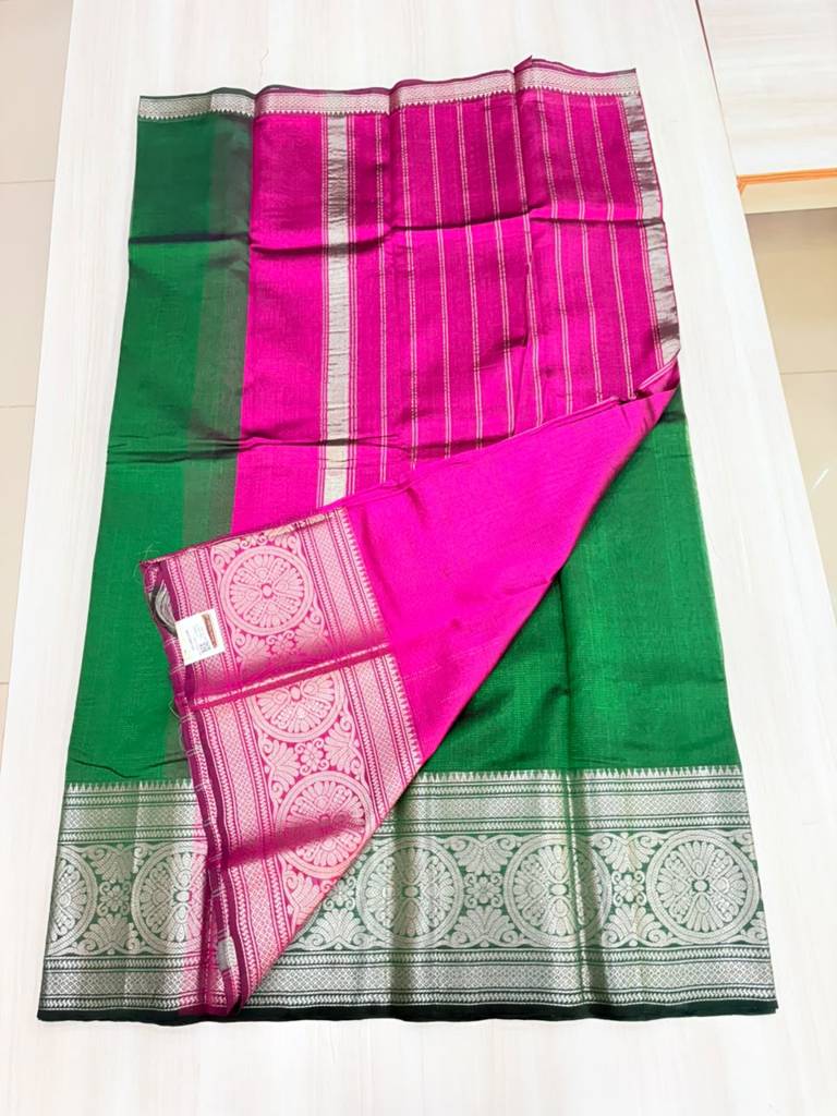  Mangalagiri Pattu Saree | 300 Temple Border
