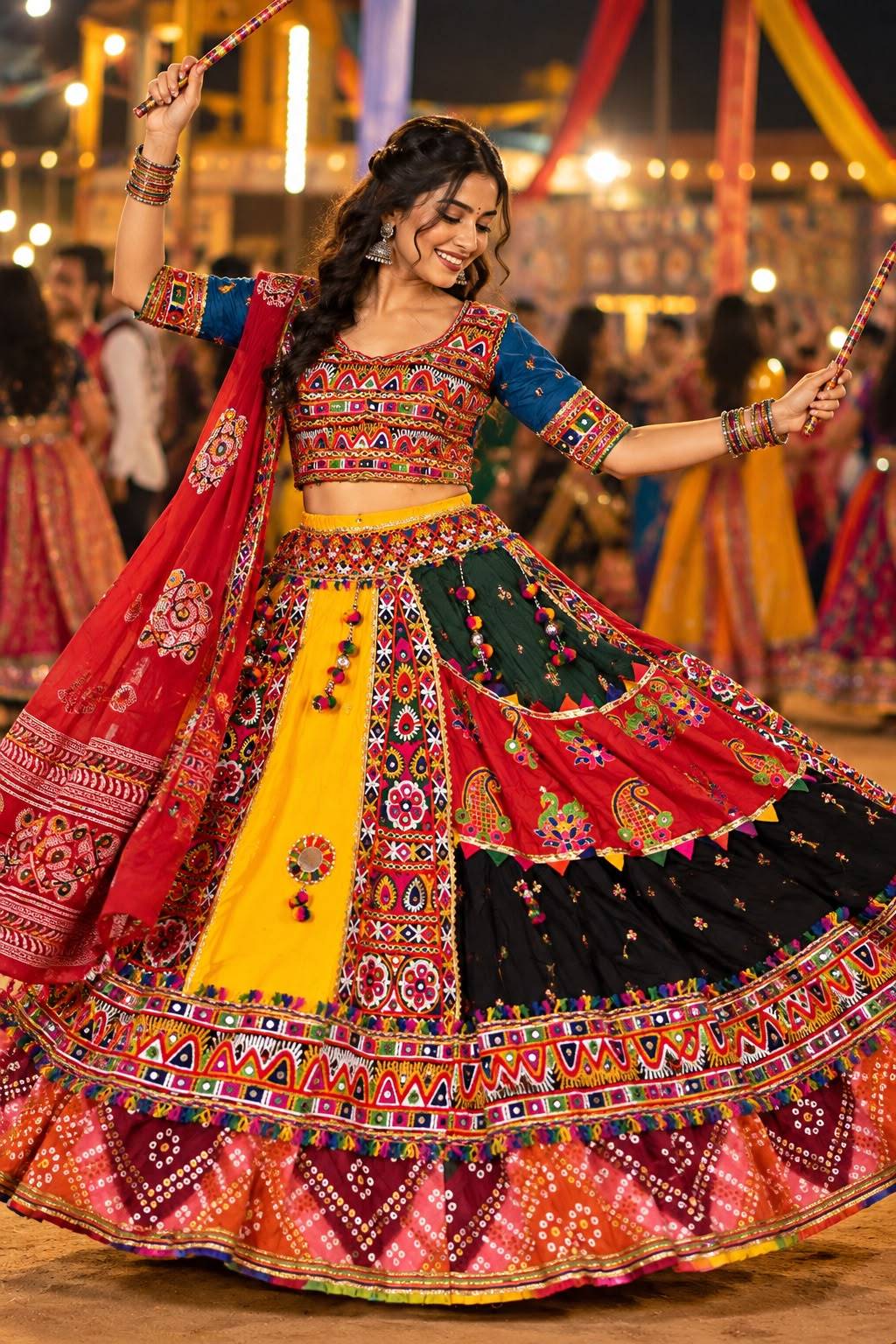 Navratri Special Dandiya Event  Chaniya Choli with Dupatta