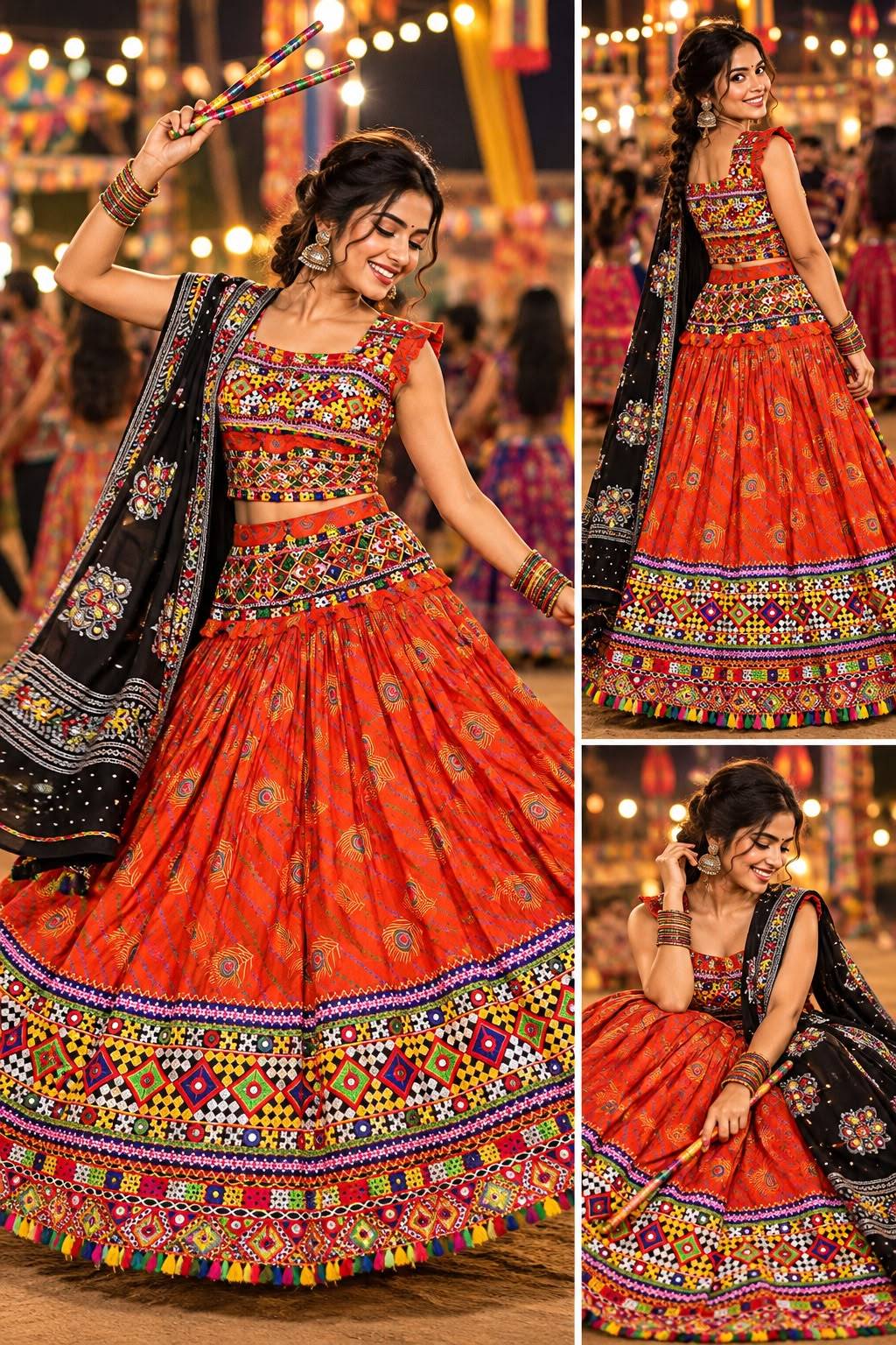 Navratri Special Dandiya Event  Chaniya Choli with Dupatta