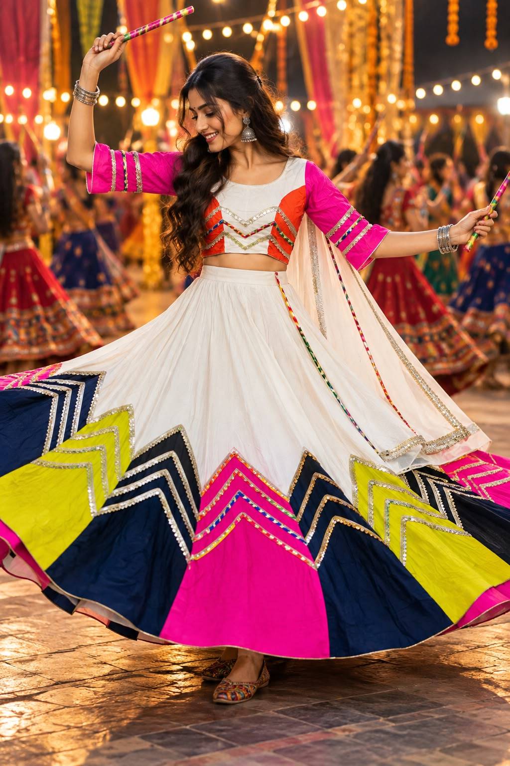 Navratri Special Dandiya Event  Chaniya Choli with Dupatta