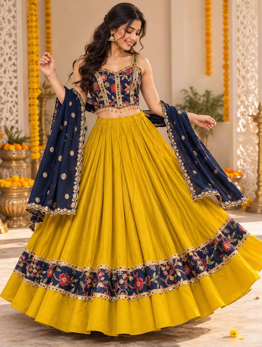 Navratri Special Dandiya Event  Dress Chaniya Choli with Dupatta