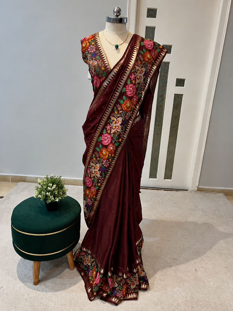  *Premium Soft Tussar Silk Saree