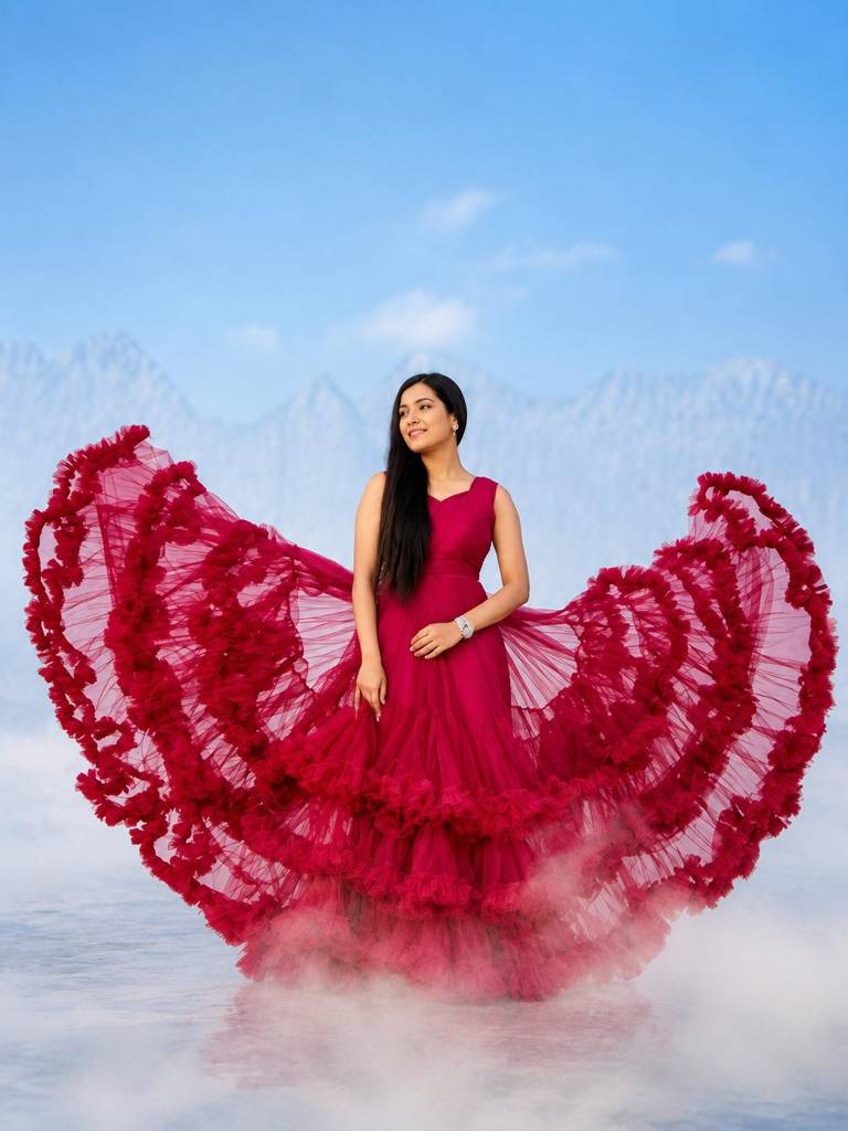 Rani Pink Net Frock