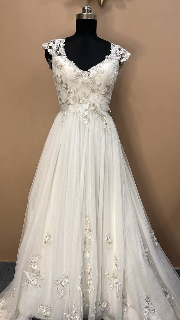 White Christian Wedding Gown